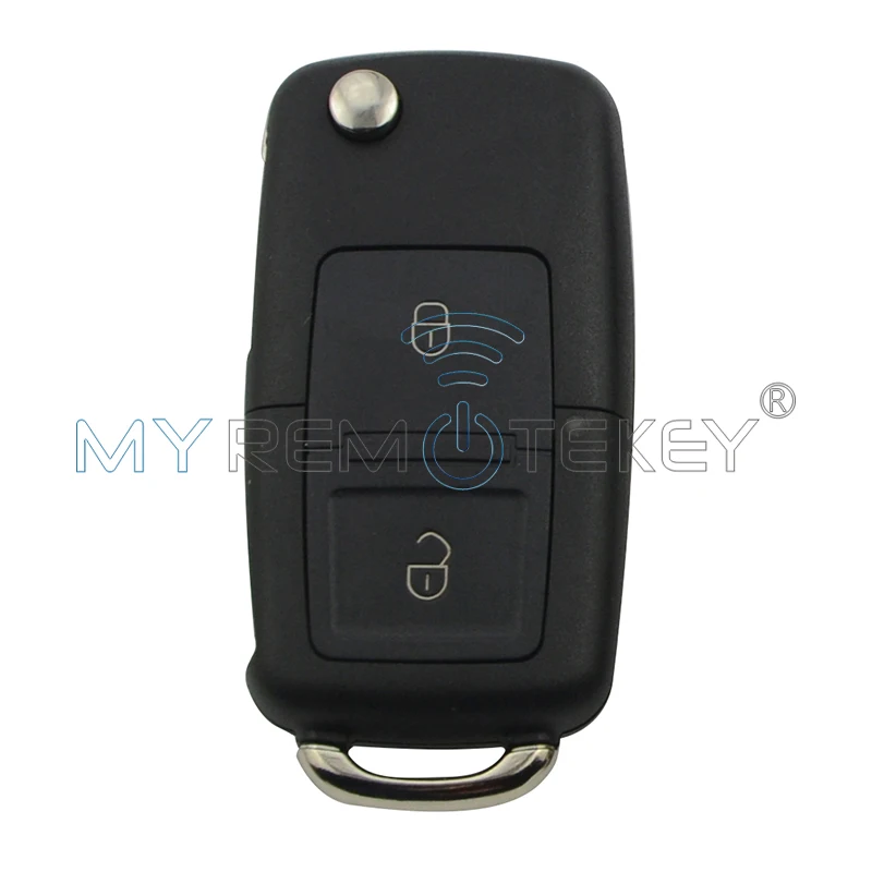 Раскладной Автомобильный Дистанционный ключ для VW Volkswagen Passat Golf Bora Beetle Skoda Seat 2