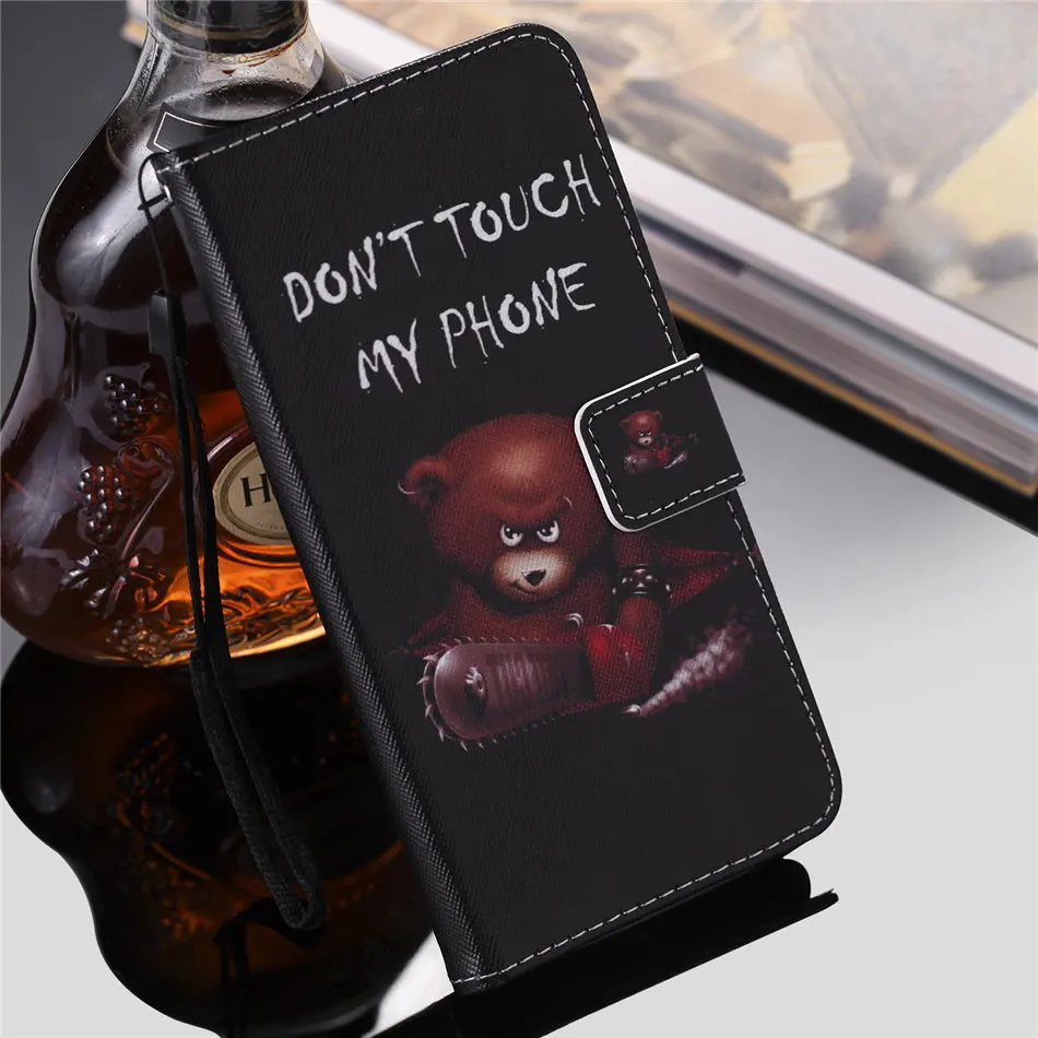 Для samsung Galaxy j3 j5 j7 A5 A3 j1 S5 S6 S7 край S8 S9 S10 плюс A20 A30 A40 A50 Капа флип чехол Кожаный чехол-бумажник с крышкой D06F