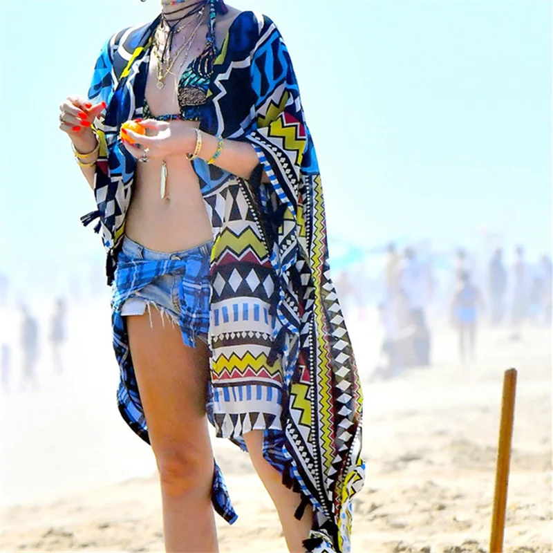 Длинное бикини накидка 2020 парео Пляжная летний купальник женская пляжная одежда