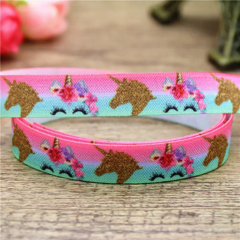 DHK 5/8 'Ƌ ярдов Рог единорога оленьи рога градиентная расцветка Высота печатных