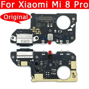 Original USB Charge Board For Xiaomi Mi 8 Pro Mi8 8Pro Charging Port
Connector Mobile Phone Accessories Replacement Spare Parts
