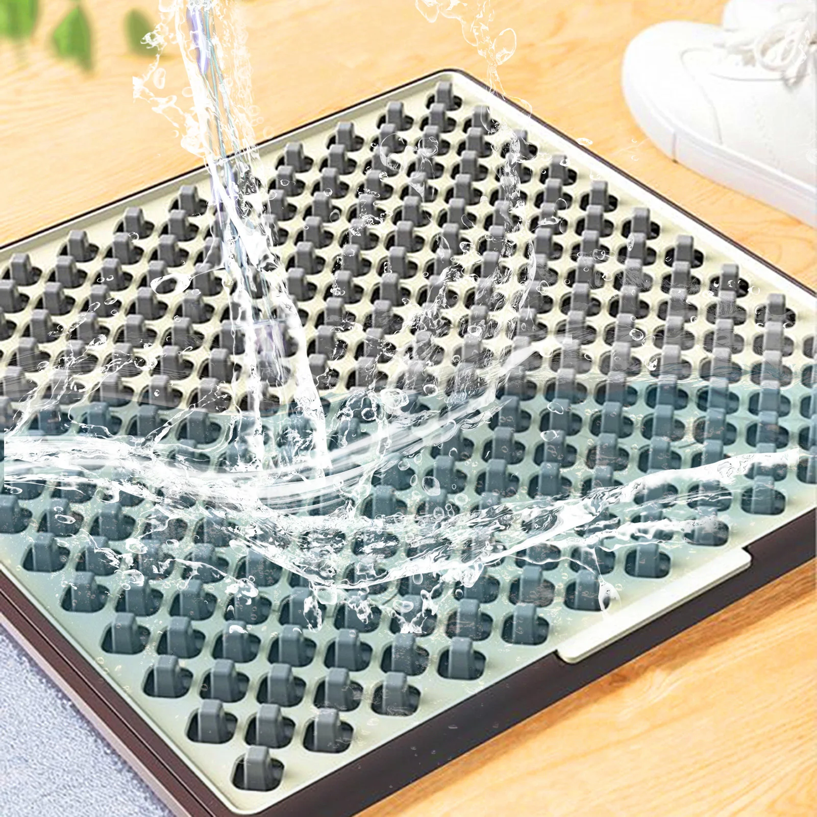 

Boot Tray Indoor Outdoor Easy To Clean Washable Doormat For Home Door Mat Shoe Sole Doormat Door Boot Tray Mat