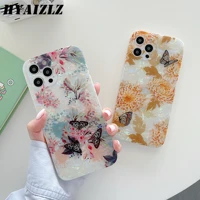 shell pattern butterfly flowers phone case for iphone 12 11 pro max se 2020 xr xs 7 8 plus luxury glossy glitter back cover