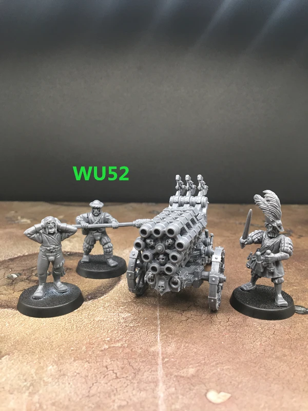 WU52 Volley Gun GB Смола Модель Империя - Цвет: WU52 Volley Gun