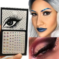 35 colors eyes face rhinestone sticker glitter eyeshadow eyeliner jewelry makeup diamond crystal temporary tattoo stickers