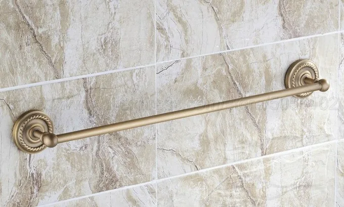 Вешалка для полотенец с одной рейкой античная латунная настенная полка вешалка