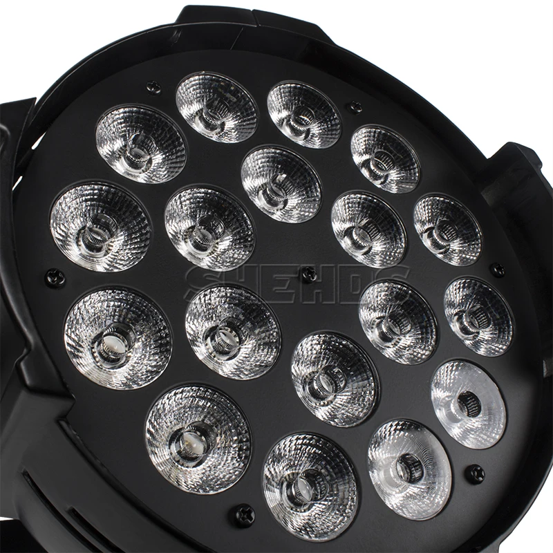8 шт./лот LED Par алюминий 18x18 Вт RGBWA + UV 6IN1 свет сцены DJ DMX Uplighting вечерние эффект мытья KTV