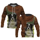 Толстовка CLOOCL с изображением животных, объемная картинка с изображением собаки, цвет коричневый, кожаные пуловеры с принтом, топы, Модные свитшоты