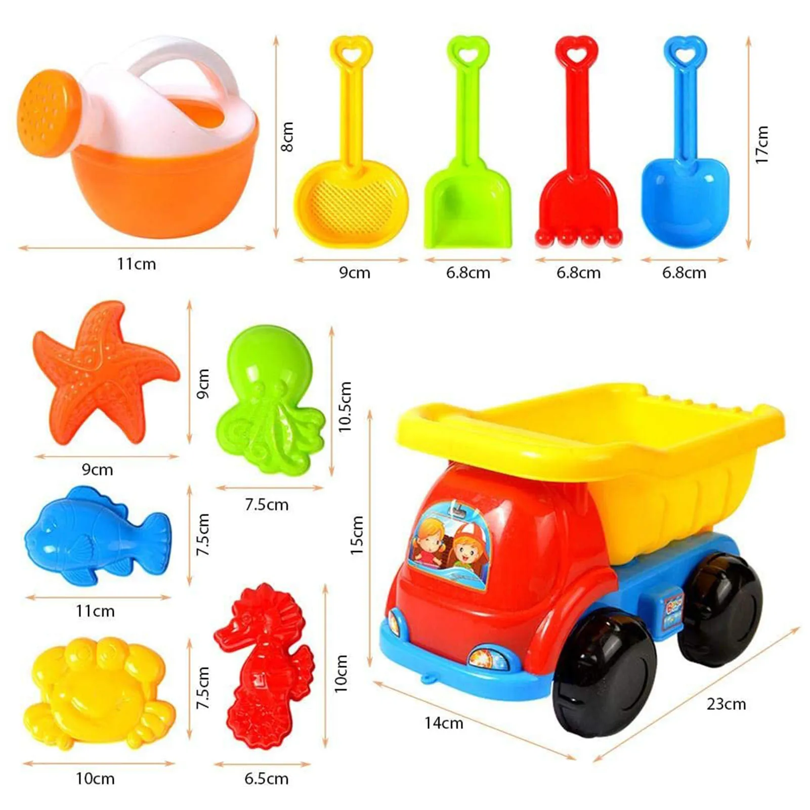 

Summer Beach Toy Set Kids Beach Toys Sand Shovel Tool Kits Bath Play Set Beach Party Bucket Sand Molds Tool Water Game