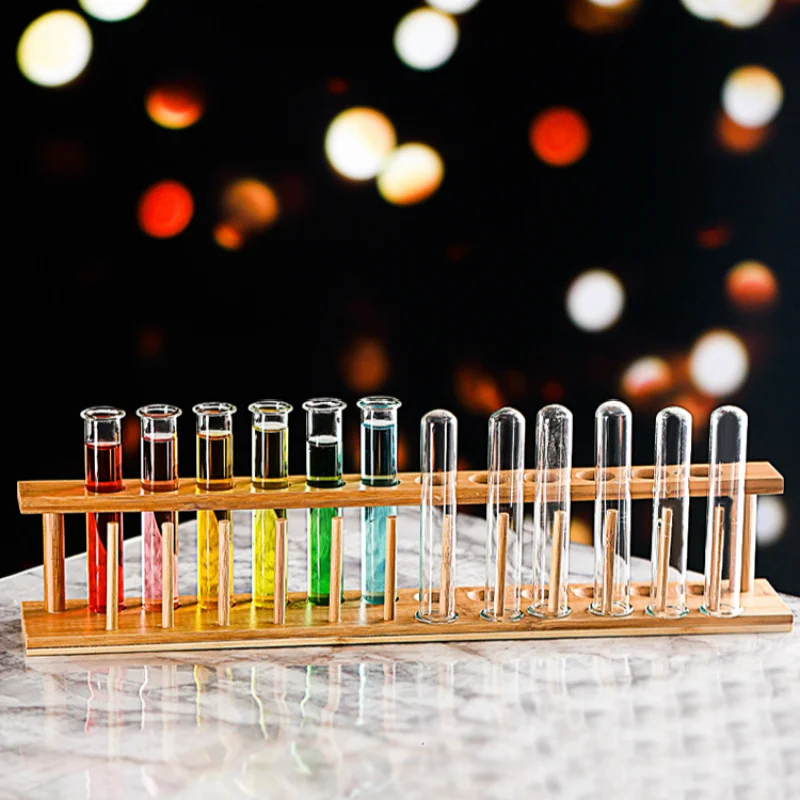 Креативные пробирки 6 шт. держатель для коктейльных бокалов подставка пробирок