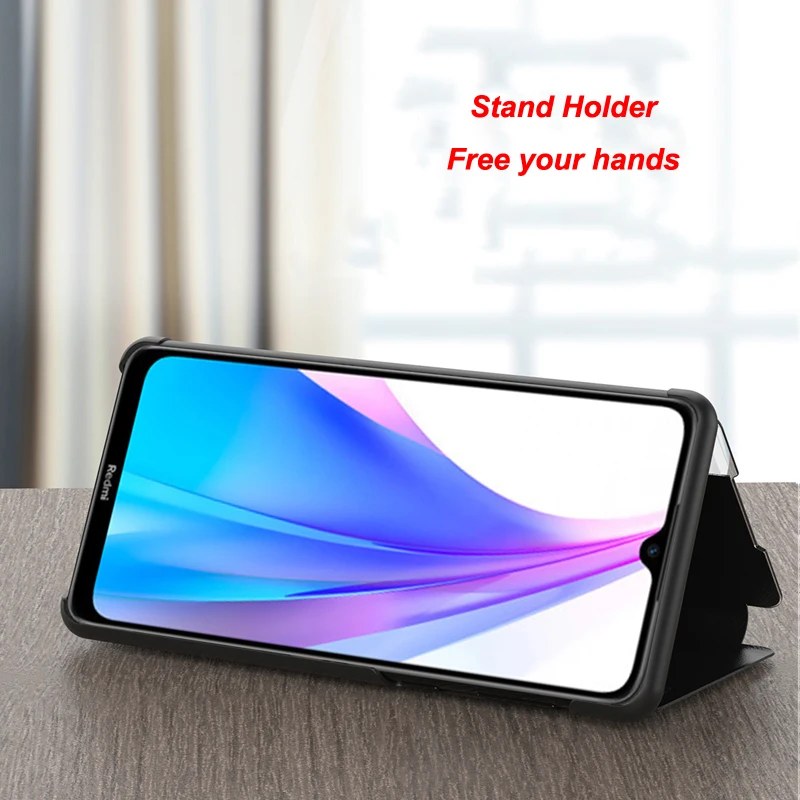 Чехол для Xiaomi Mi Note 10 Lite A3 Redmi 9S 9 Pro Max 8T 8 8A 9A 9C с откидной крышкой из искусственной