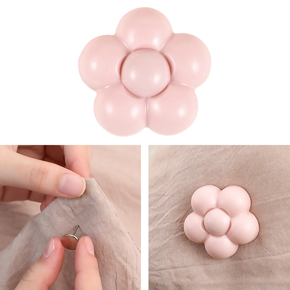 

12Pcs/Set Non-Slip Flowers Duvet DIY Quilt Clips Blanket Holder Fastener Quilt Bed Sheet Gripper Clamp Button Quilt Holder Fixer