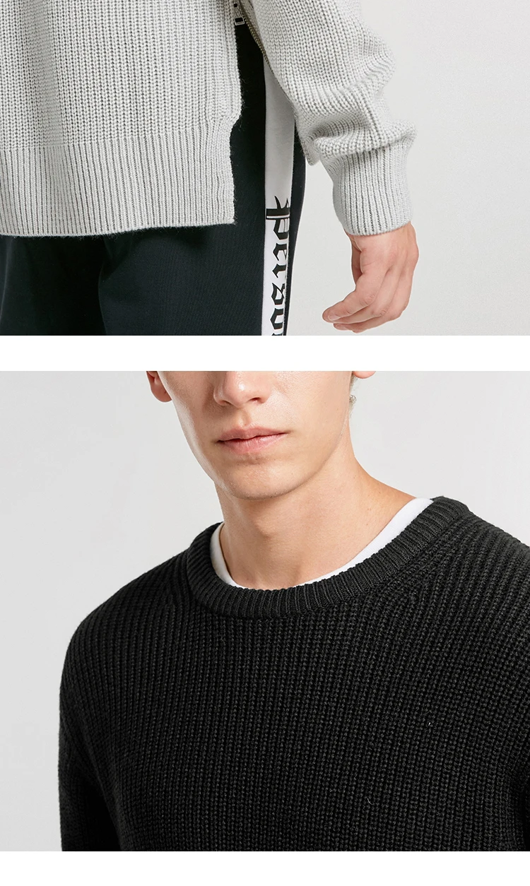 JackJones мужской Однотонный свитер с круглым вырезом 218425502