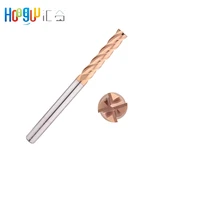 end mill factory price hrc55 with 100mm alloy carbide milling tungsten steel milling cutter for cnc metal processing end mills