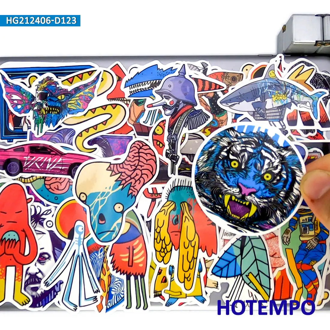 

Наклейки для телефона, ноутбука, гитары, мотоцикла, автомобиля, 120 шт.