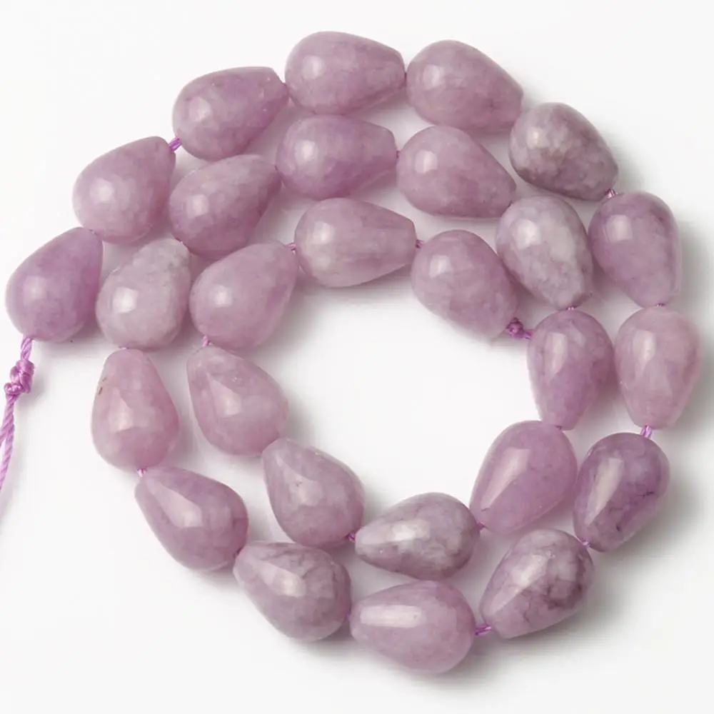 _ Бусины из халцедона в форме капли воды | Украшения и аксессуары