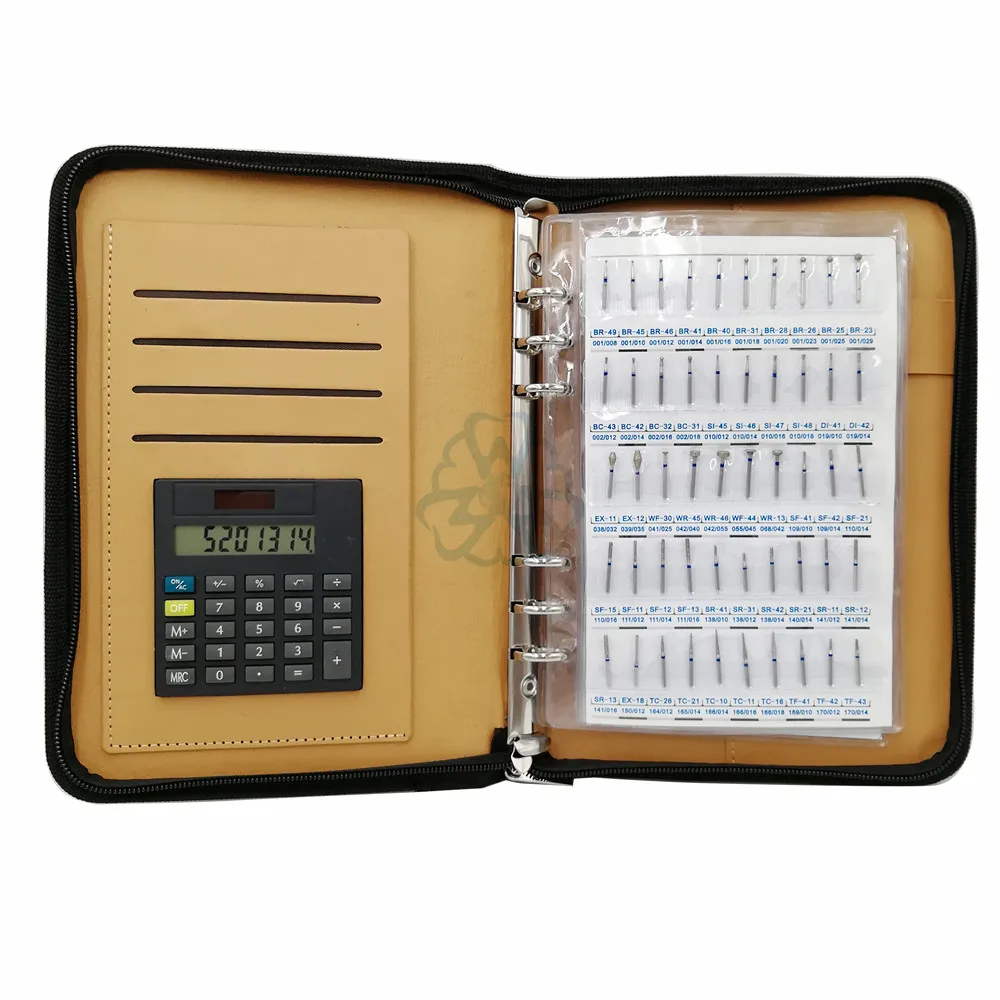 

Dental Diamond Bur Sample Book 210 Models/pcs Diamond Bur Catalog Dental Material FG burs for Student Teaching