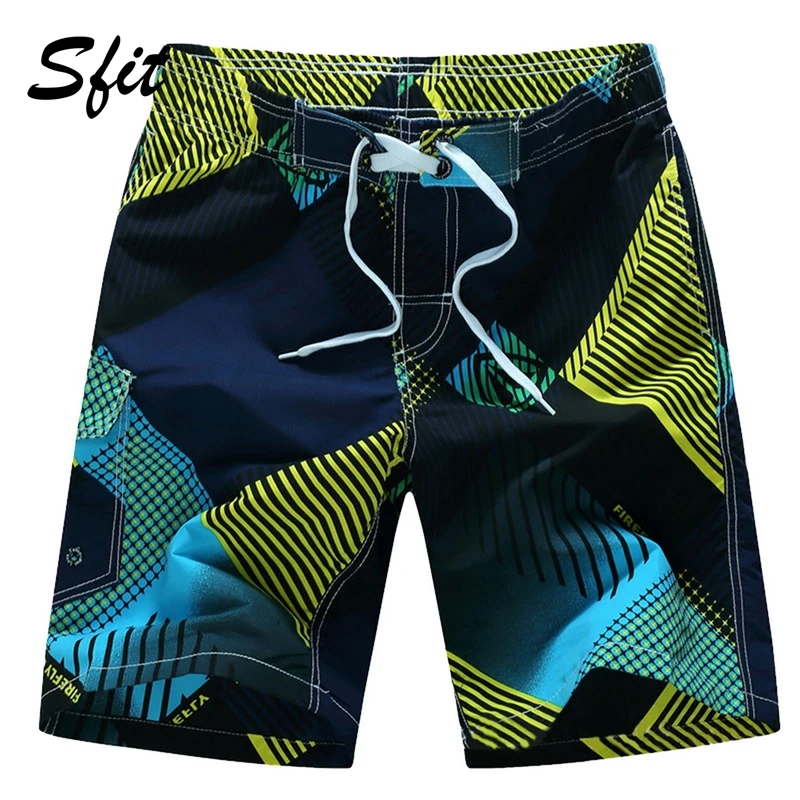 Sfit летние мужские свободные пляжные шорты быстросохнущие повседневные плавки