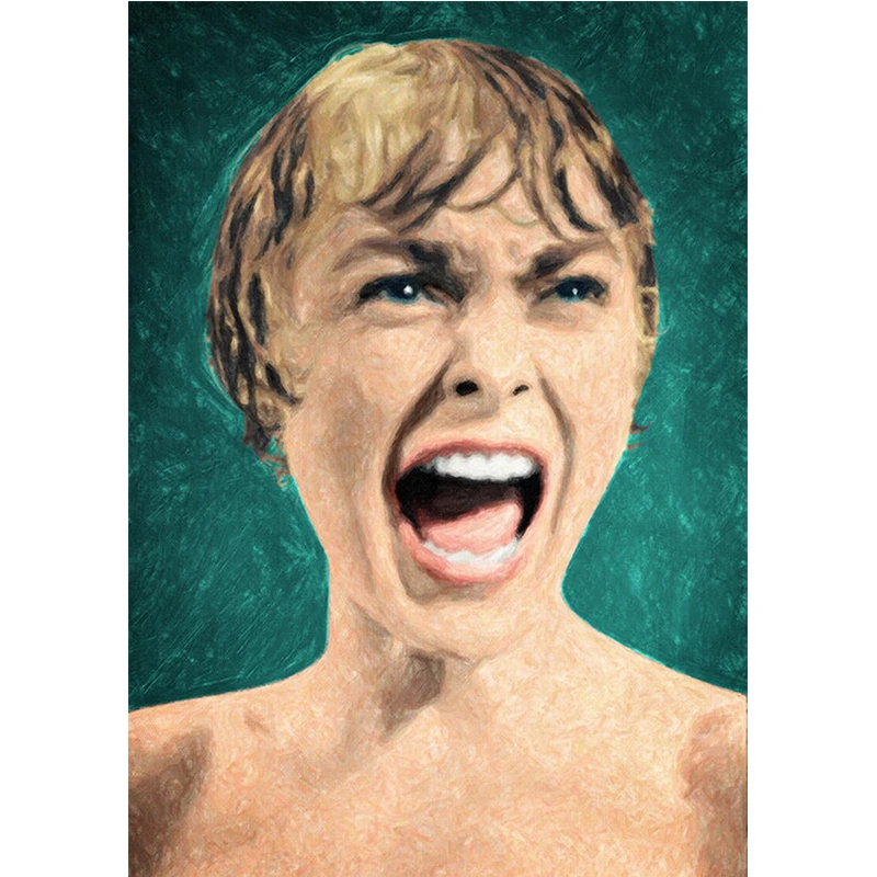 

5D DIY Diamond Painting Psycho Shower Scene Movie Poster Full Drill Embroidery Mosaic Art Picture of Rhinestones Home Decor