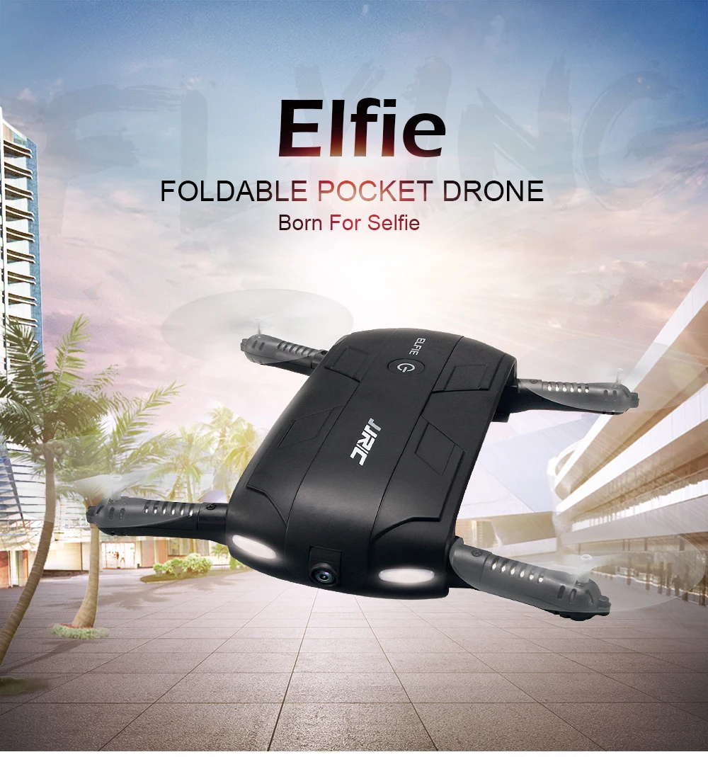 JJRC H37 Карманный Дрон с селфи квадрокоптером wifi Elfie Карманный складной портативный фото видео vs H47 H40 h73