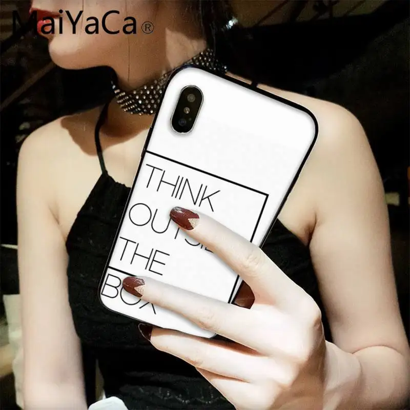 

MaiYaCa quotes for life Custom Soft Phone Case for iPhone 12 8 7 6 6S Plus X XS MAX 5 5S SE XR 11 12 pro promax