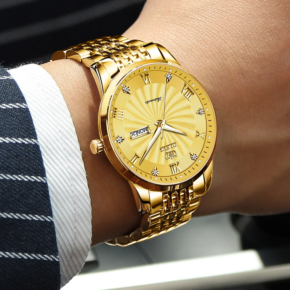 

OLEVS Brand watches fully automatic mechanical watches fashion waterproof men's watches and women's watches couple watches