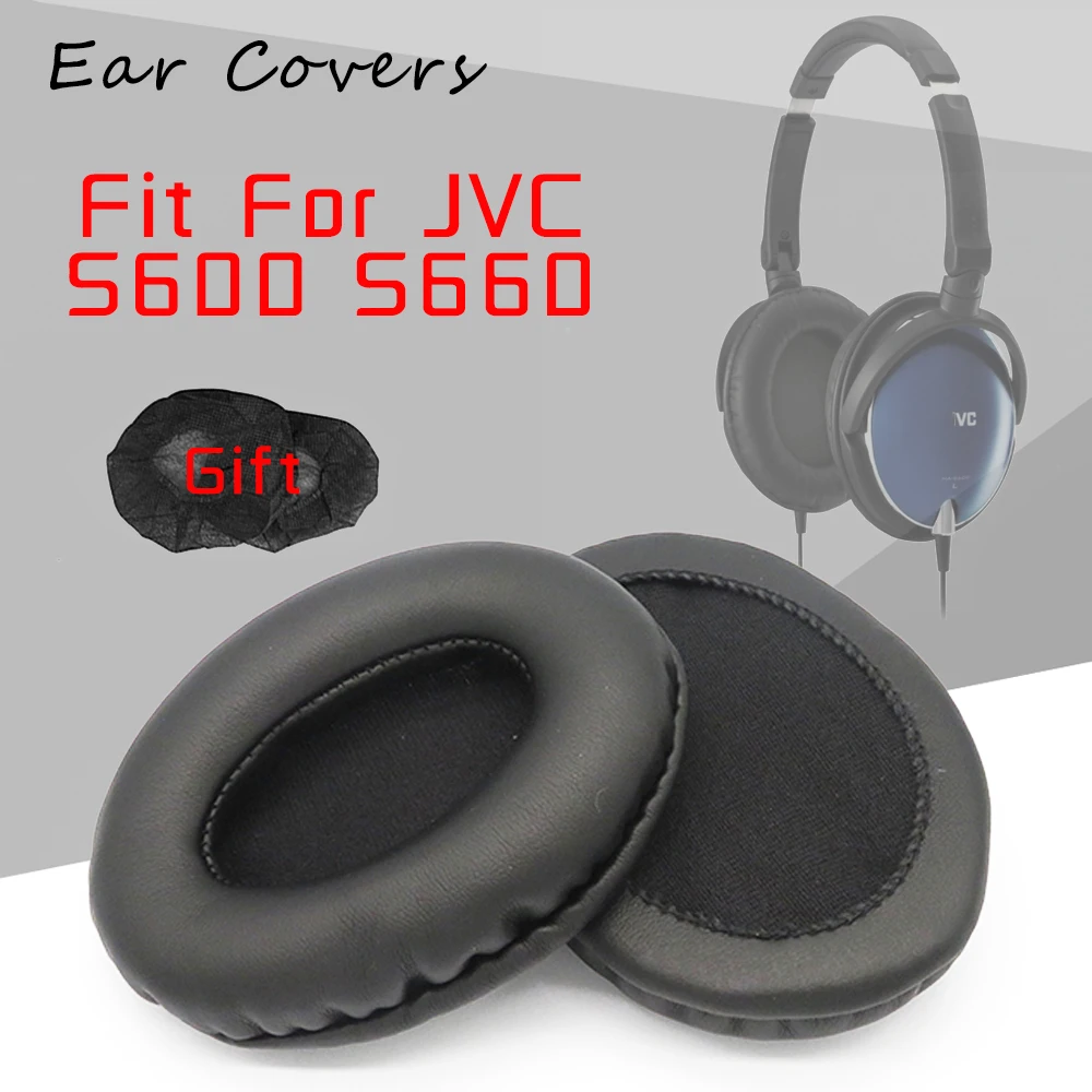 Ear Pads For JVC HA-S600 HA-S660 HA S660 S600 Headphone Earpads Replacement Headset Ear Pad PU Leather Sponge Foam