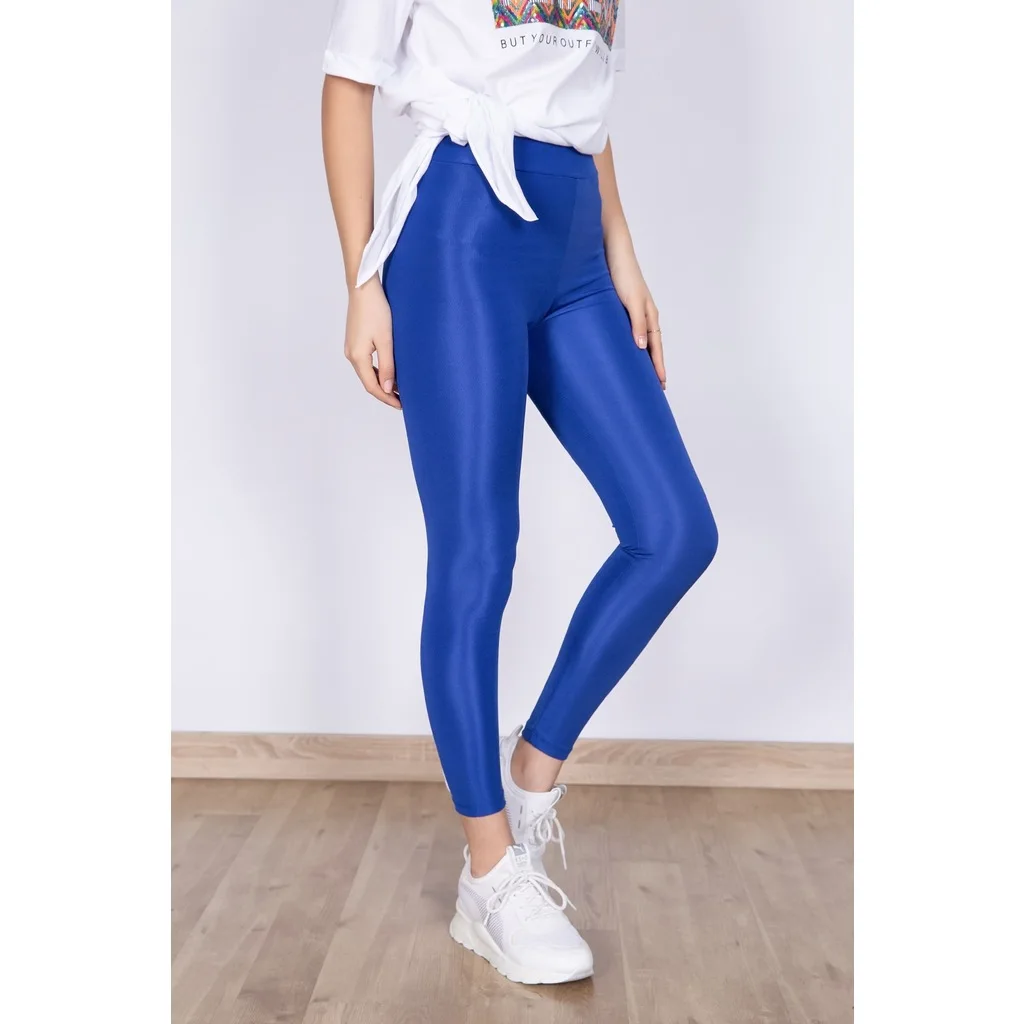 Mylife Arched Bright Leggings SAKS BLUE
