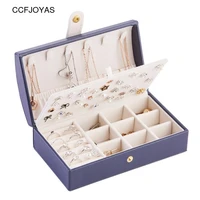 ccfjoyas travel jewelry box earringsnecklaceringsbracelets jewelry organizer jewelry storage box best gift for girlfriend