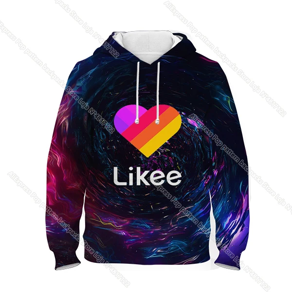 

2020 New likee Hoodie 3D Sweatshirt Kids Boys Girls Hooded russia style Autumn Children Coat Street Clothing Jacket Hoodies