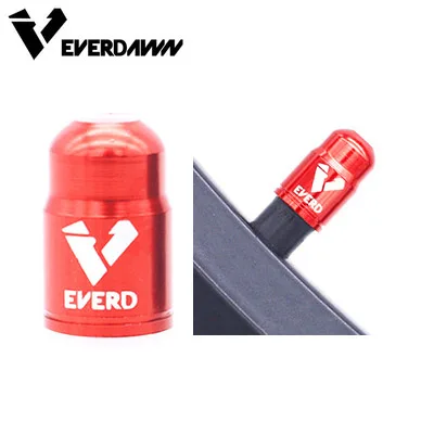 Schrader cap red 6 шт. велосипедный Шредер клапан колпачок на клапан Presta для бескамерных шин клапан MTB алюминиевый сплав 5 цветов - Цвет: Schrader cap red
