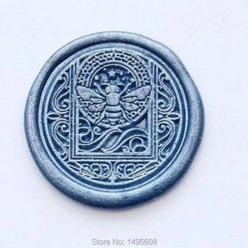 Пчелиный воск печать с ручкой мед пчела расческа уплотнение штамп Свадебные