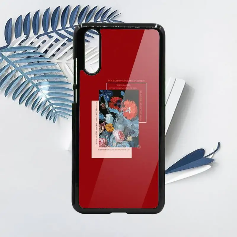 

flower aesthetics pattern Phone Case PC For Samsung galaxy S note 8 9 20 10 e lite2019 plus pro ultra