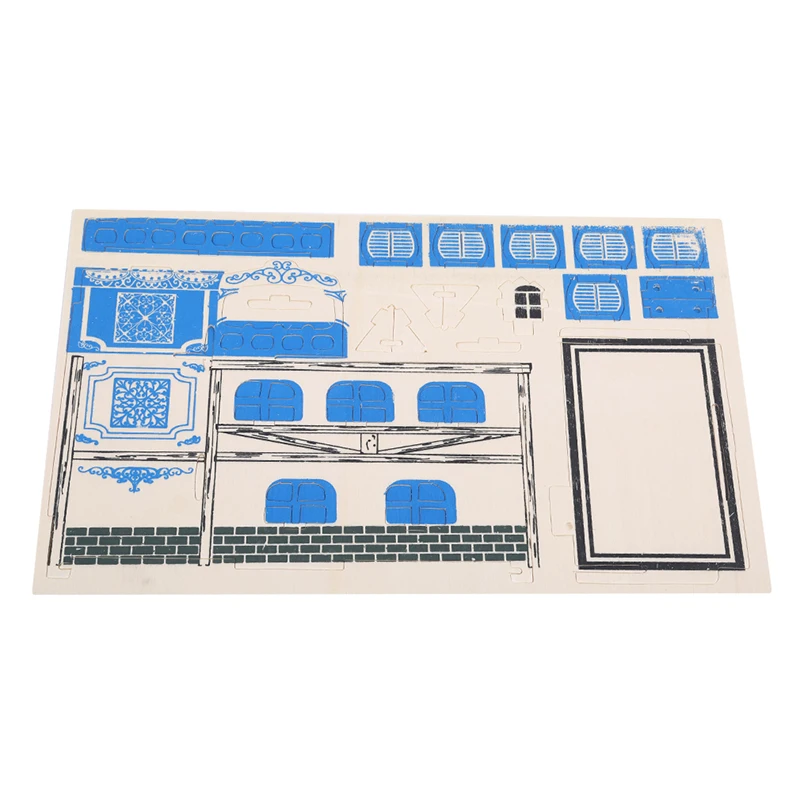 

3D Wooden Villa Model Building Kits Puzzle Toys Gift for Children Adult House Assemble Educational DIY Toys Art Decoration
