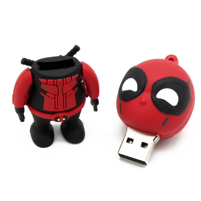 USB флеш накопитель TEXT ME Cartoon Death Black panther 64 ГБ 4 8 16 32 2 0|USB флэш-накопители| |