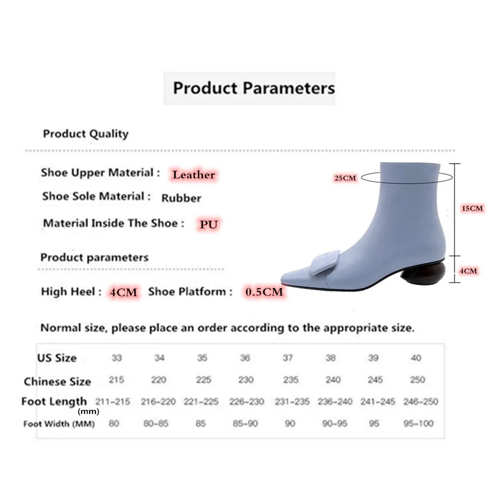 

Sexy Square Toe Women's Boots Fashion Strange Style High Heels Classics Cozy Zipper Leather Ladies Shoes Zapatillas De Deporte