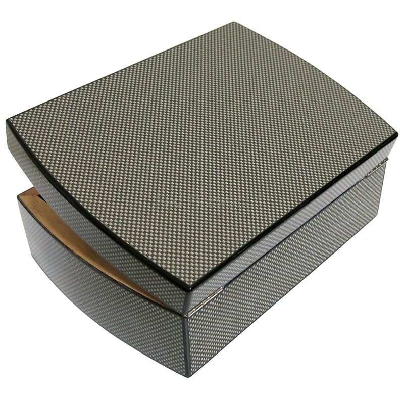 COHIBA чехол для сигар Humidor для путешествий из кедрового дерева коробка для сигар с увлажнителем и гигрометром углеродное волокно для лица Humidors сигары