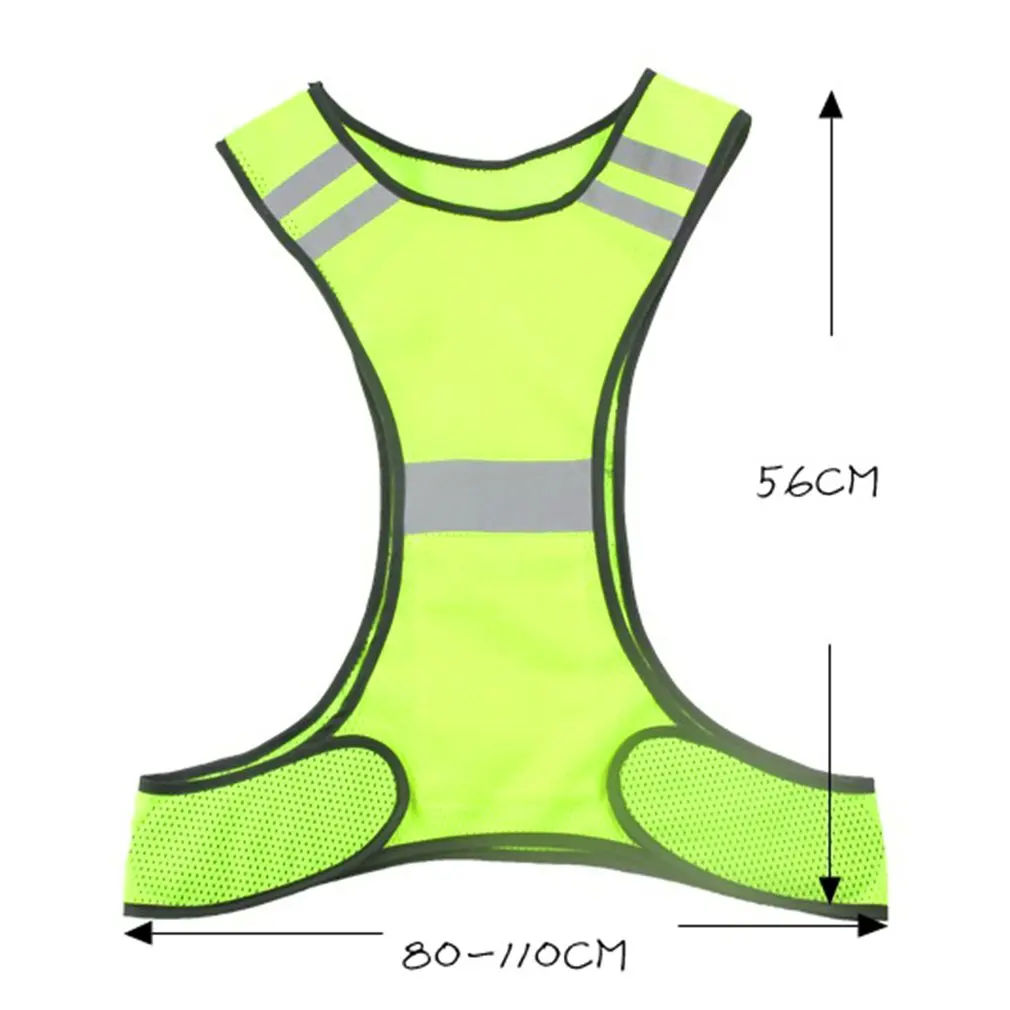 

Upgrade pocket night running riding reflective vest high Visibility Night Protective Vest For Running Cycling Traffic Safety
