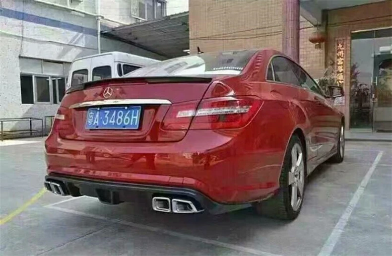 Задний спойлер из углеродного волокна для Mercedes-Benz W207 E-Class купе E260 E300 E63 2009 10 2011 2012