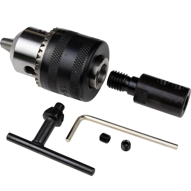 

Converter Angle Grinder Convert To Electric Drill 1.5-10mm Chuck Motor Shaft 5 6 8 10 12 14mm Connecting Rod + Chuck