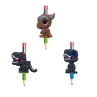 100 шт. крутая dinassous Крышка для ручки, соломенная Крышка для карандаша, школьные офисные принадлежности, Канцтовары для школьников, детей, рождественский подарок