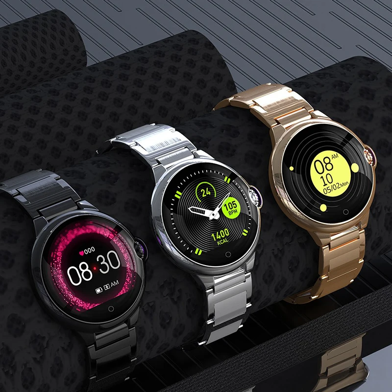 Diggro Смарт часы DR88 Bluetooth водонепроницаемый полный большой цветной экран сердечный ритм кровяное давление мониторинг сна классический стиль