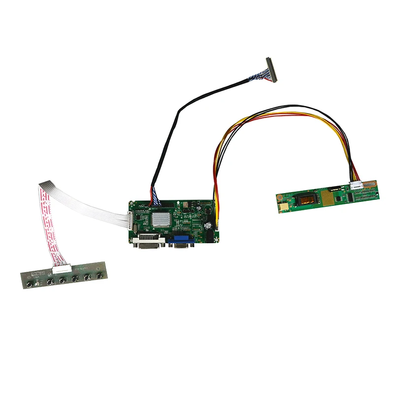 

New Arrival DVI DVA LCD Controller Board LVDS Monitor Kit For 14.1inch AUO B141EW03 B141EW04 1280X800 Panel
