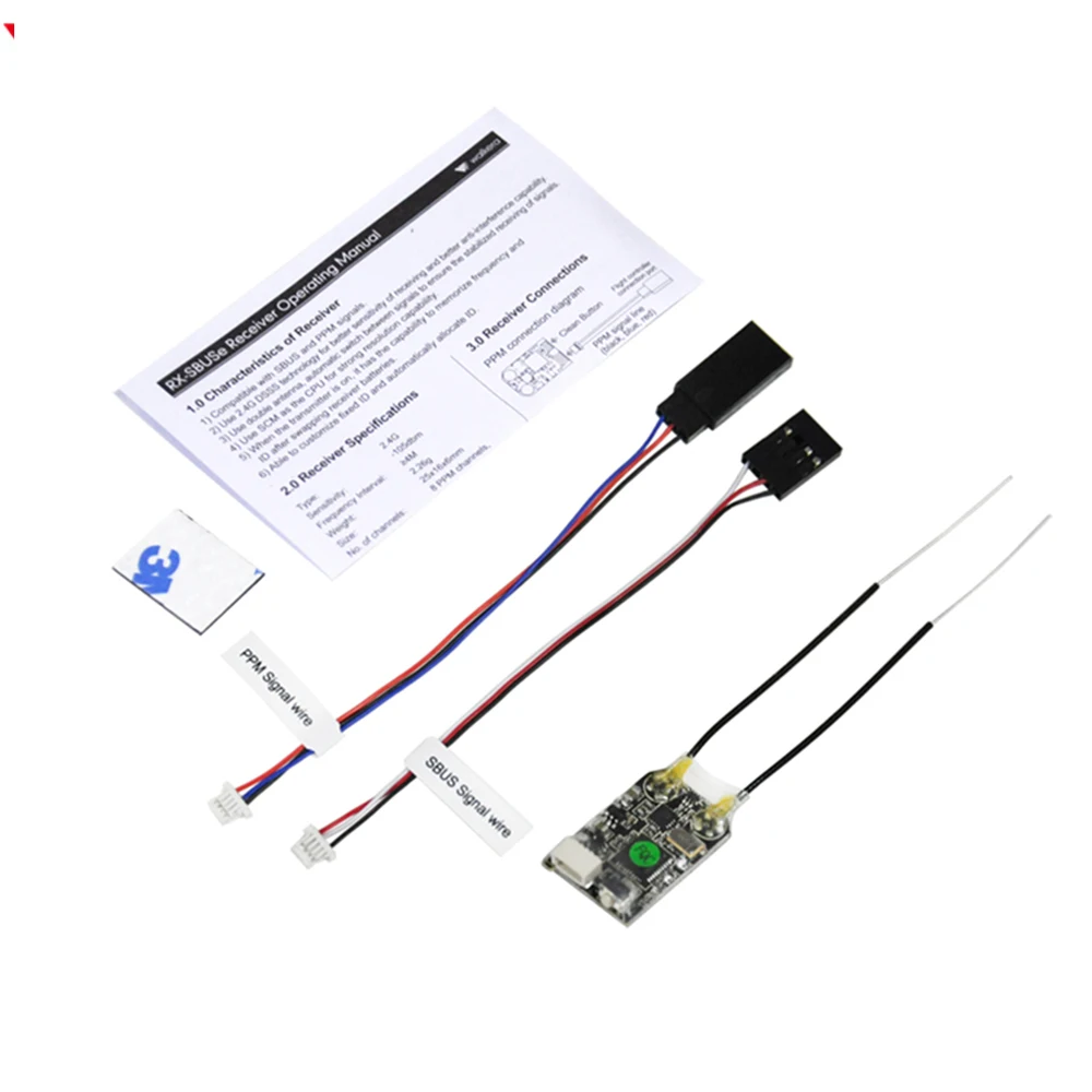 Walkera RX-SBUS 2 4G 12CH PPM выход SBUS мини-приемник для Devo 7/F7/F10/F12E RC модель FPV гоночный Дрон