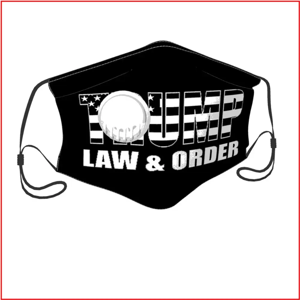 

Trump Law & Order Kids Men Women face mask Reusable Breathable Custom Under Eye Masks Fashion Fishing Cotton Training Facemasks