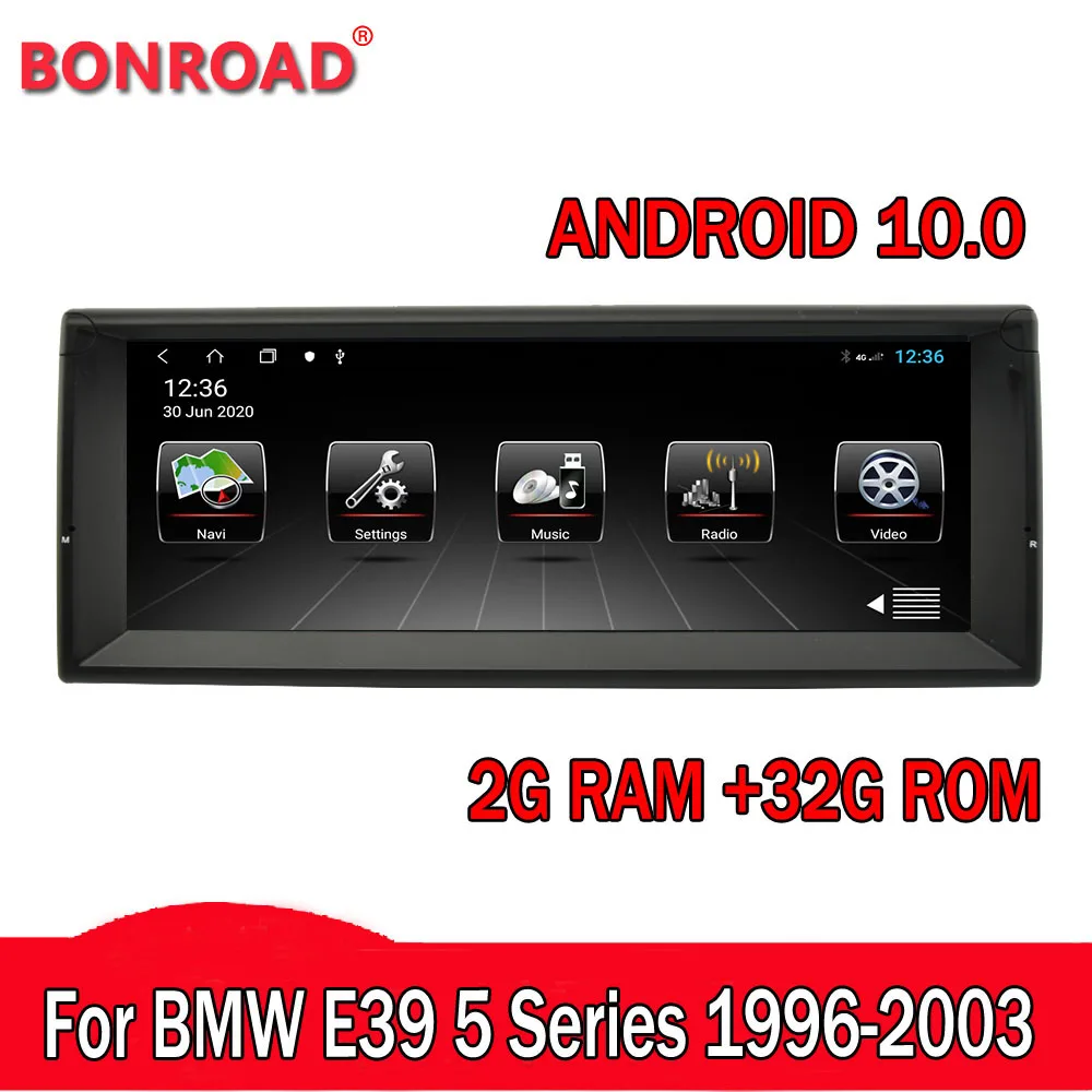 Автомобильный DVD плеер Bonroad мультимедийный проигрыватель для BMW e39 X5 E53 с GPS