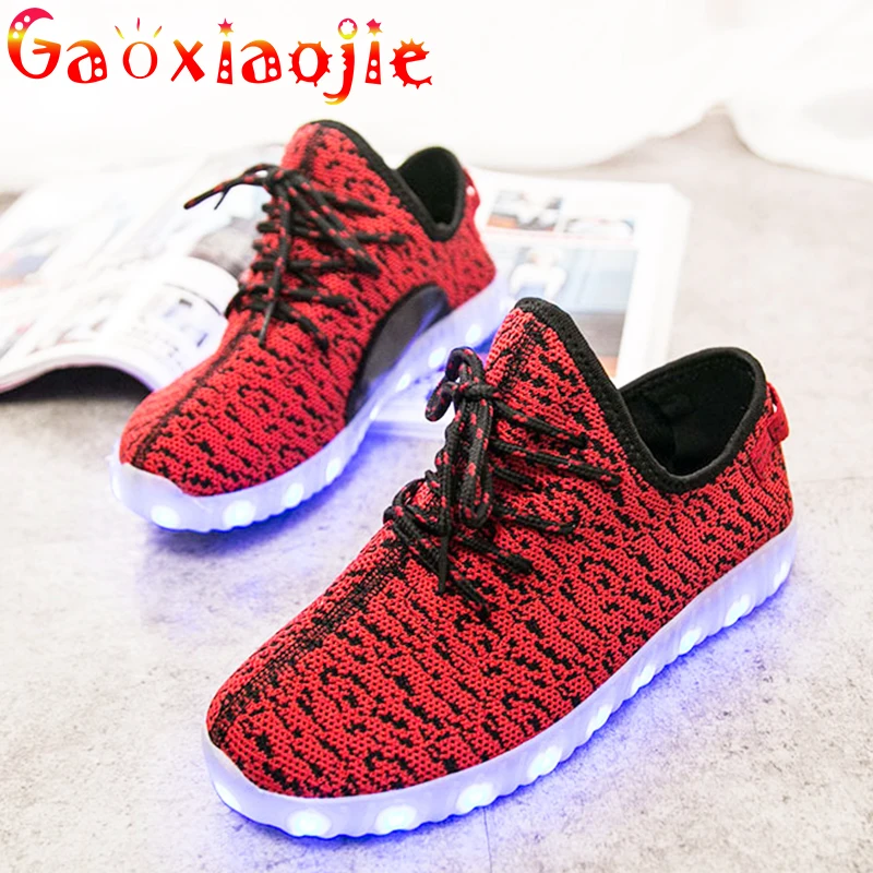 

Women 2021 Summer New Transparent Bottom Coconut Luminous Sport Shoes Couples Charging LED Colorful Lighting Laceup Casual Shoes