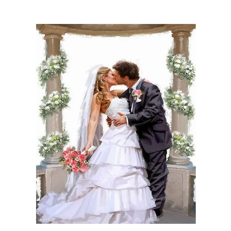 Картина по номерам Lover Paint ing On Number заката речной пианино рисунки для рисования с