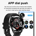 E1-2 Смарт-часы для мужчин с Bluetooth вызовом на заказ циферблат Полный сенсорный экран водонепроницаемые умные часы для Android IOS спортивный фитнес-трекер