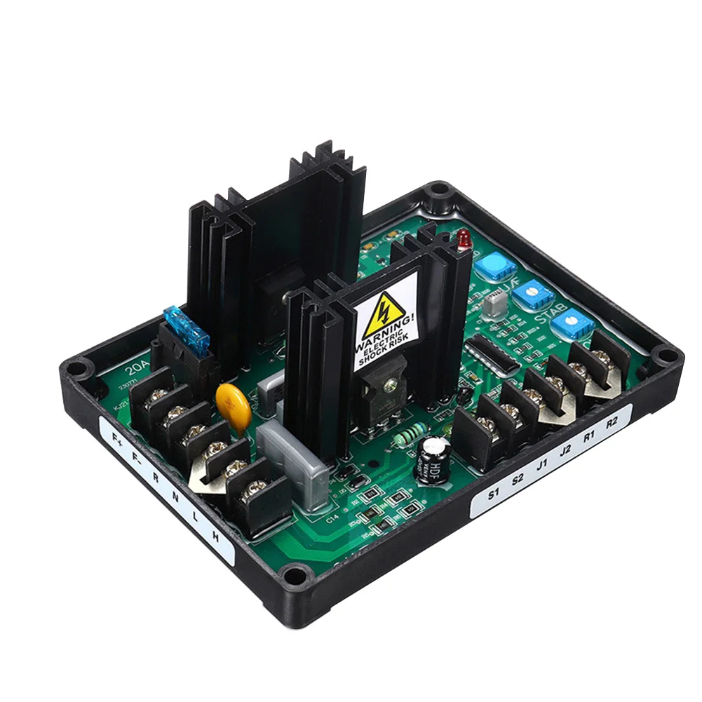 

GAVR-20A Universal Brushless Components Practical Automatic Voltage Regulator Accessories Generator Parts Frequency Protection